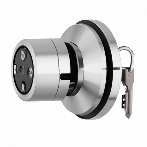 תצוגה מפורטת של העיצוב של Multi-bolt Smart Lock המציג את התכונות הייחודיות שלו.