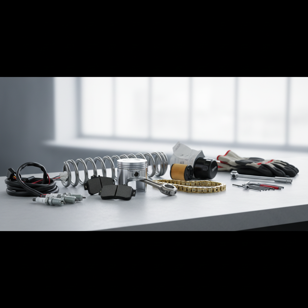 שמירה על הכלי: כל מה שצריך לדעת על חלפים קריטיים לאופנוע